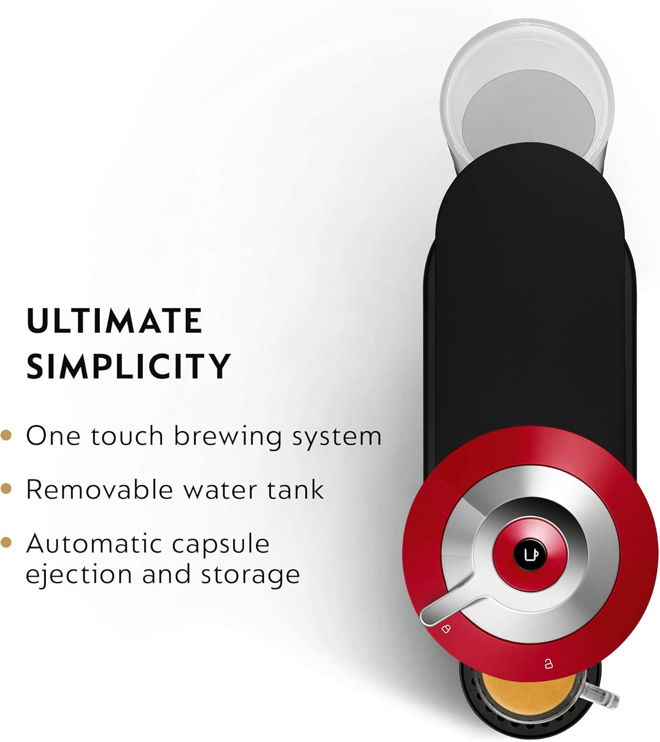 Nespresso Vertuo Next Coffee and Espresso Machine by Breville, Cherry Red, 1.1 Liters