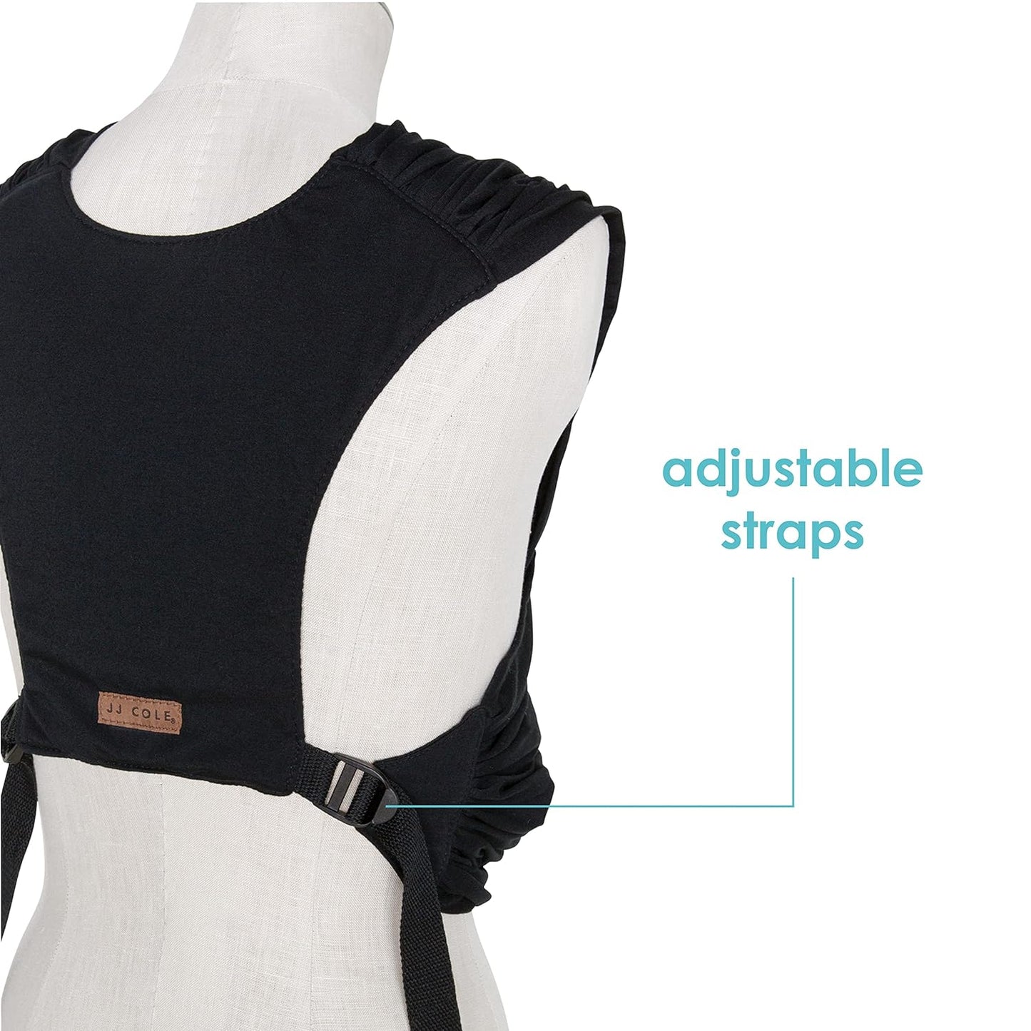 JJ Cole Agility Flex Stretch Baby Carrier – Infant Carrier to Toddler Carrier – 1 Size fits Most Parents – Women 6-20 and Men XS-2X