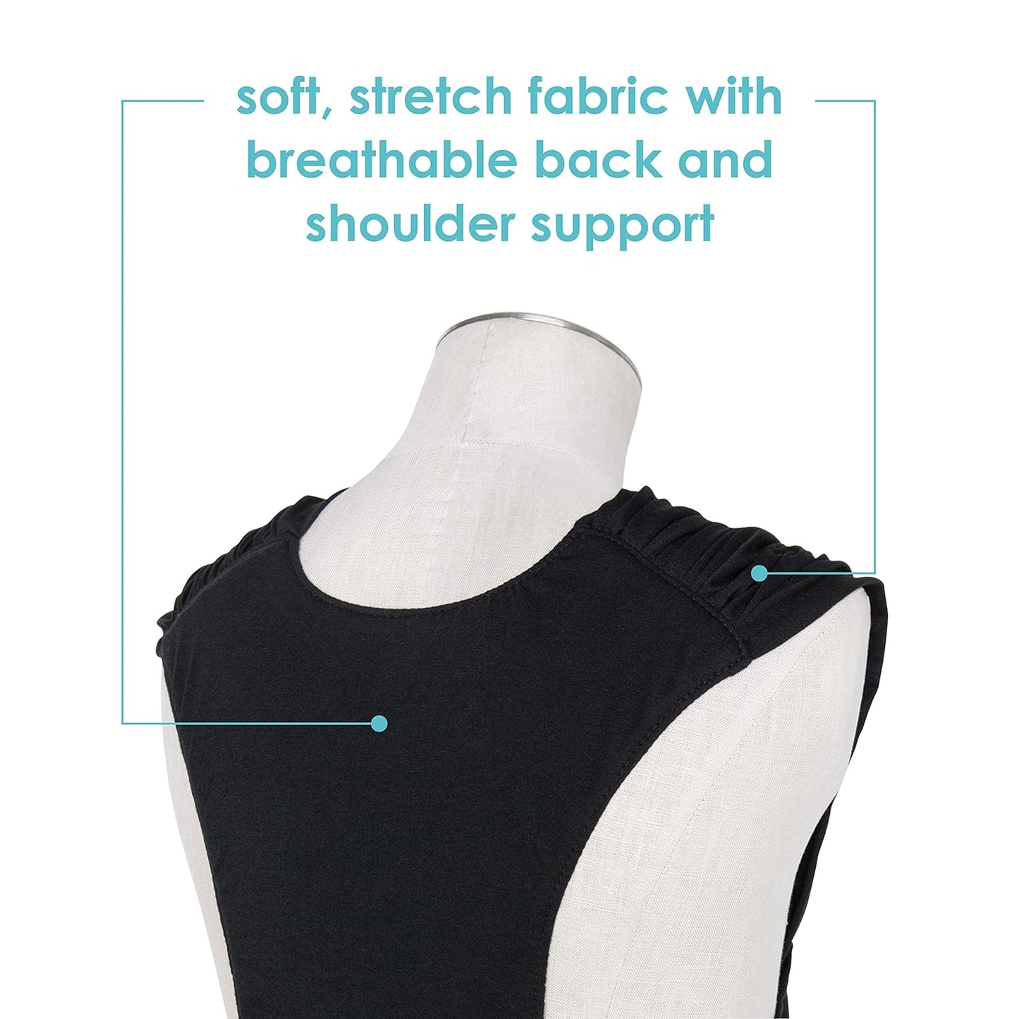 JJ Cole Agility Flex Stretch Baby Carrier – Infant Carrier to Toddler Carrier – 1 Size fits Most Parents – Women 6-20 and Men XS-2X
