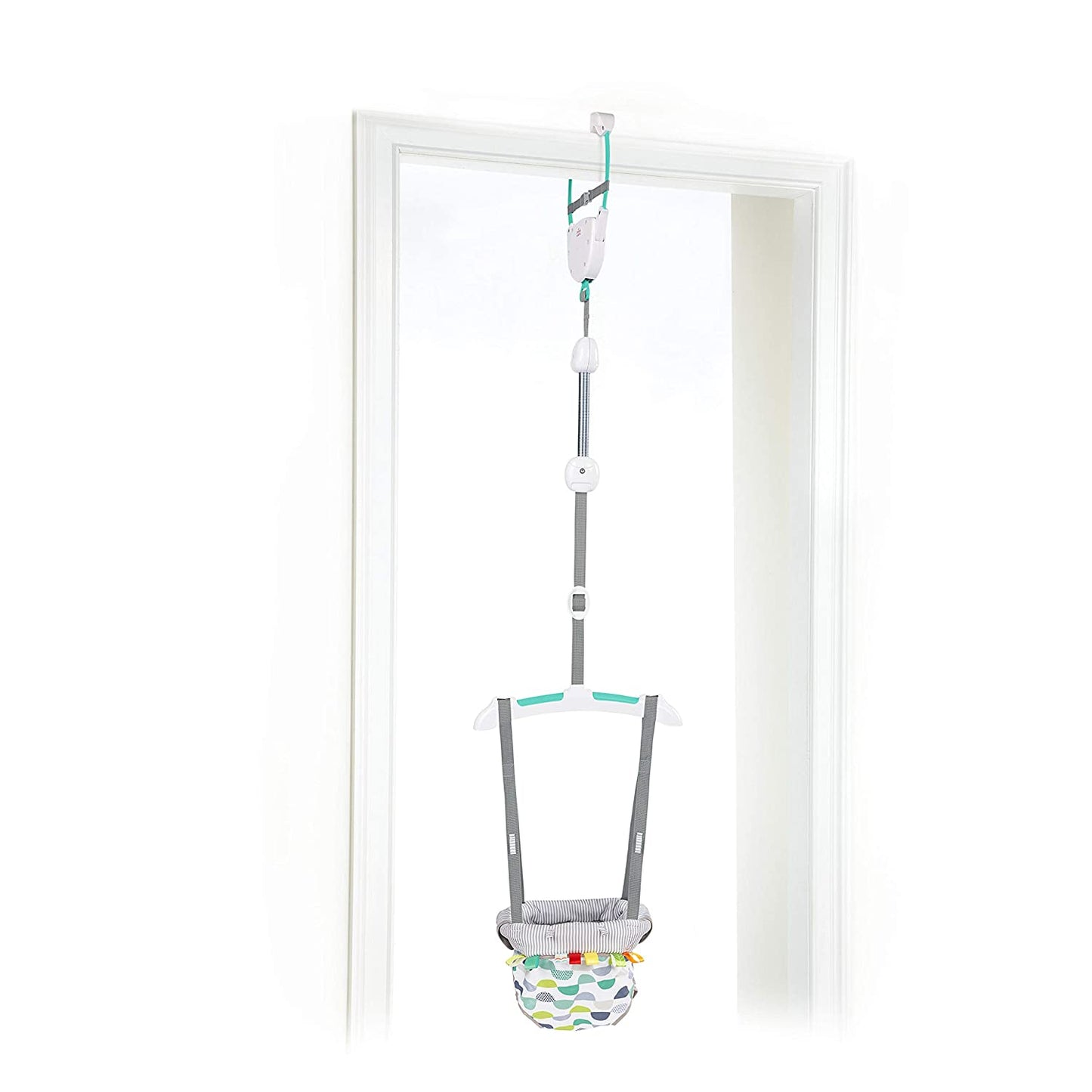 Bright Starts Playful Parade Door Jumper for Baby with Adjustable Strap, 6 Months