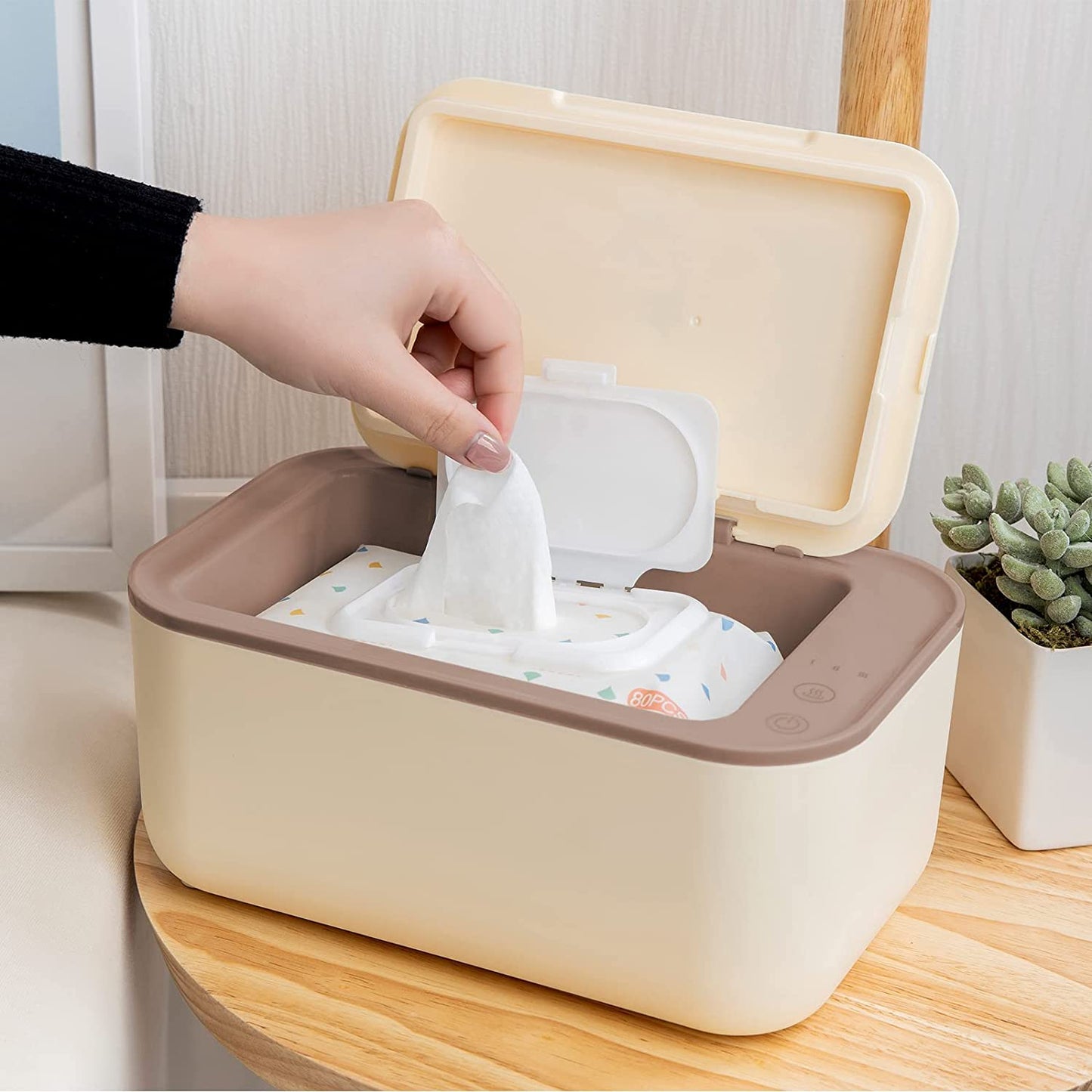 Baby Wipe Warmer and Baby Wet Wipes Dispenser, Smart Precise Temperature Control, Large