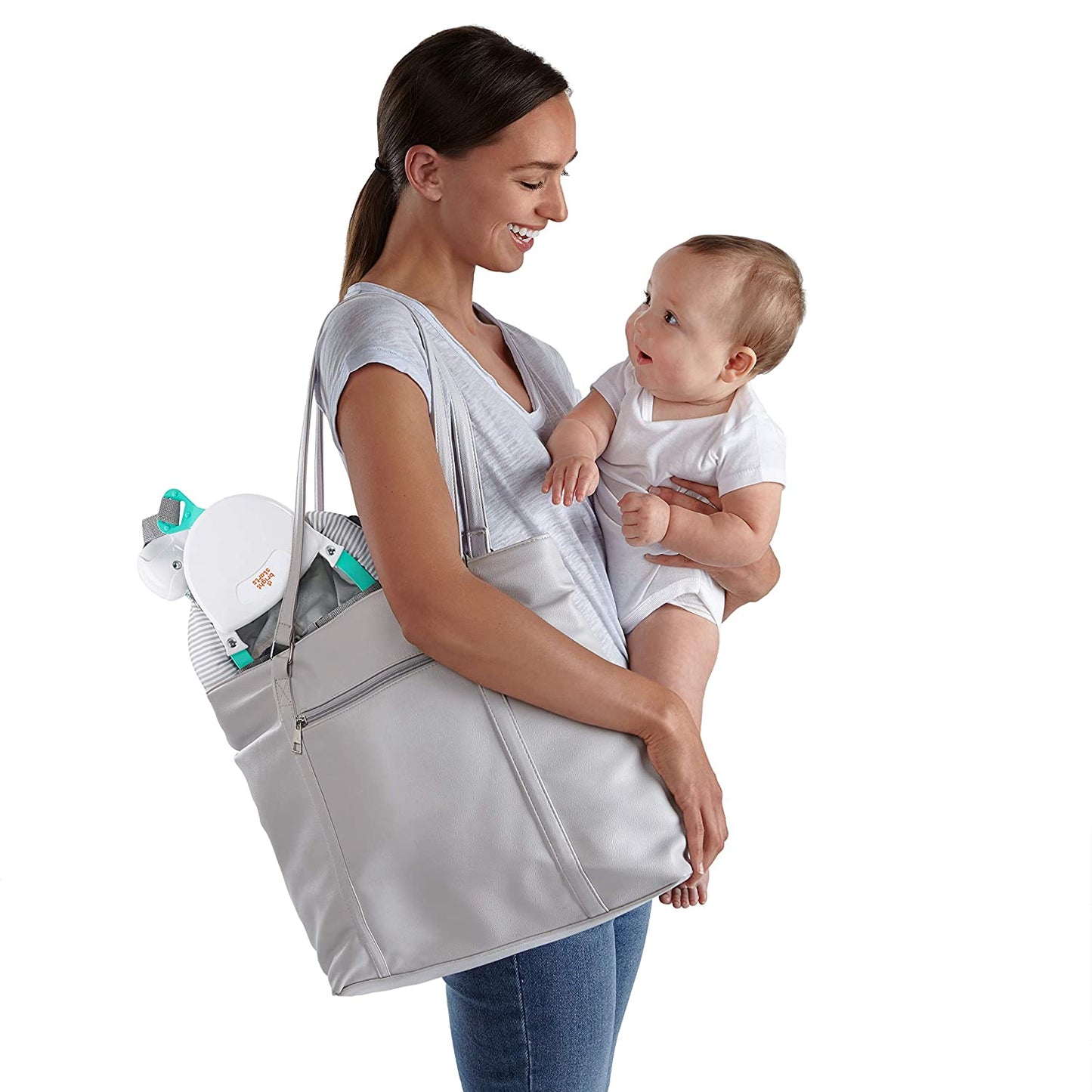 Bright Starts Playful Parade Door Jumper for Baby with Adjustable Strap, 6 Months