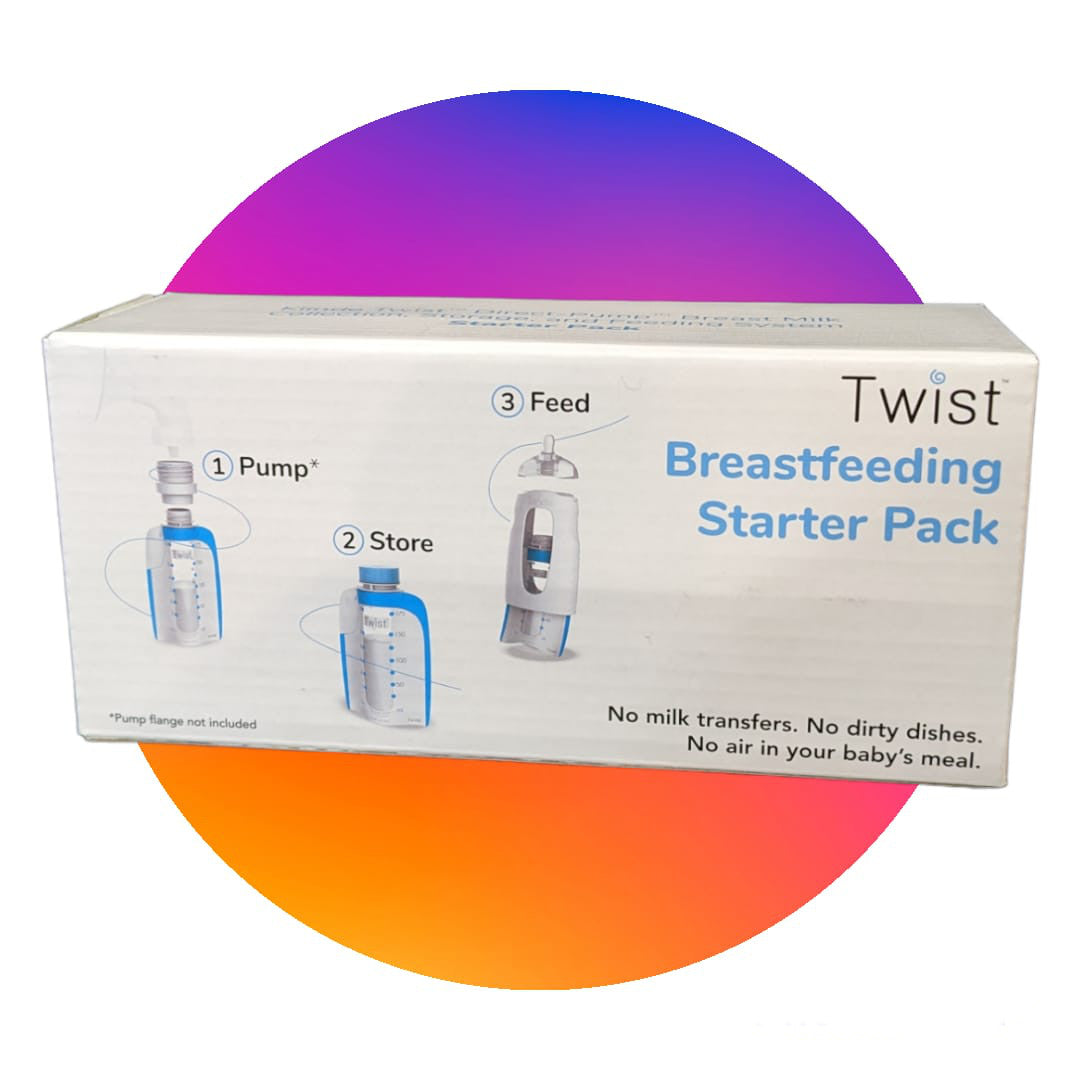Kiinde Twist Breastfeeding Starter Kit Boobs Storage Feeding Pump