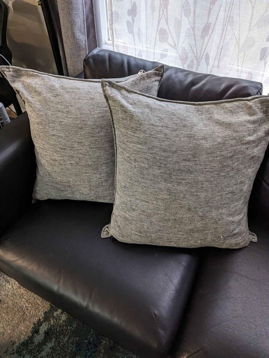 Oversized Throw Pillows (2) With Feather Down