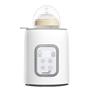 GROWNSY 8-in-1 Fast Baby Milk Warmer with Digital Timer