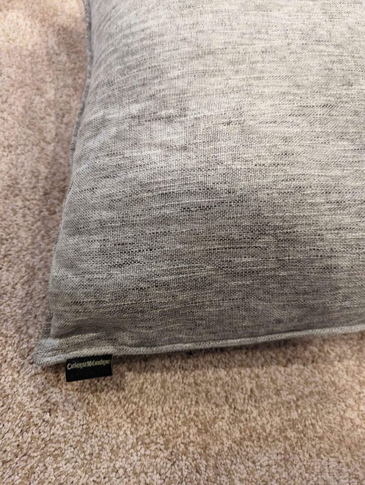 Oversized Throw Pillows (2) With Feather Down